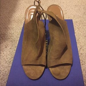 Aquazzura Ami Sandal 105 Cardamom Green